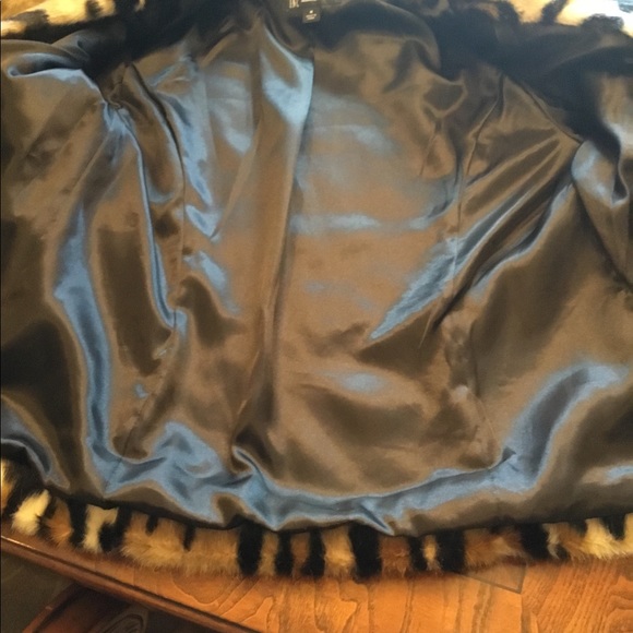 Leopard faux fur motorcycle jacket - Picture 5 of 5